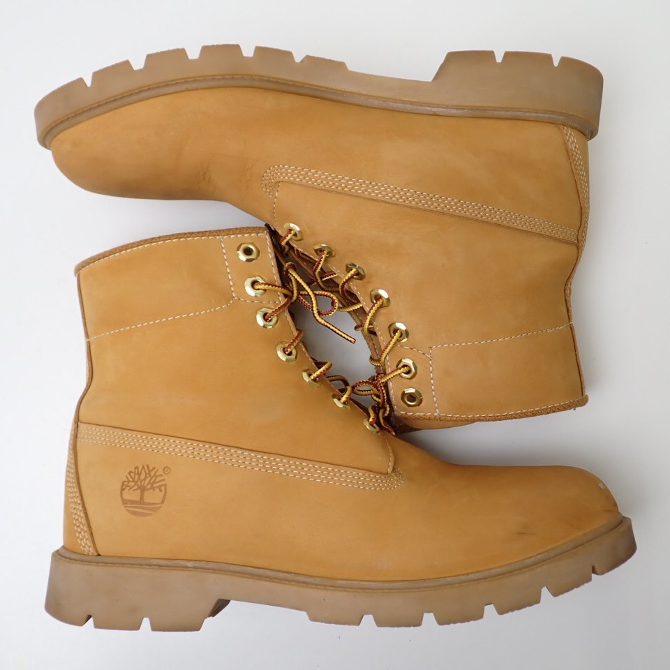 ★Timberland/ティンバーランド 6インチ ベーシックブーツ 9W/メンズ27cm相当/キャメル/ヌバックレザー/10066&1852900018_画像2