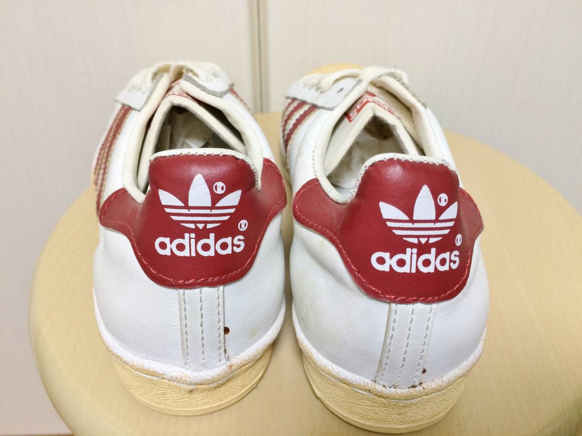 80's adidasアディダス "SUPERSTAR" 22.5cm France製 Deadstock ビンテージ品_画像4