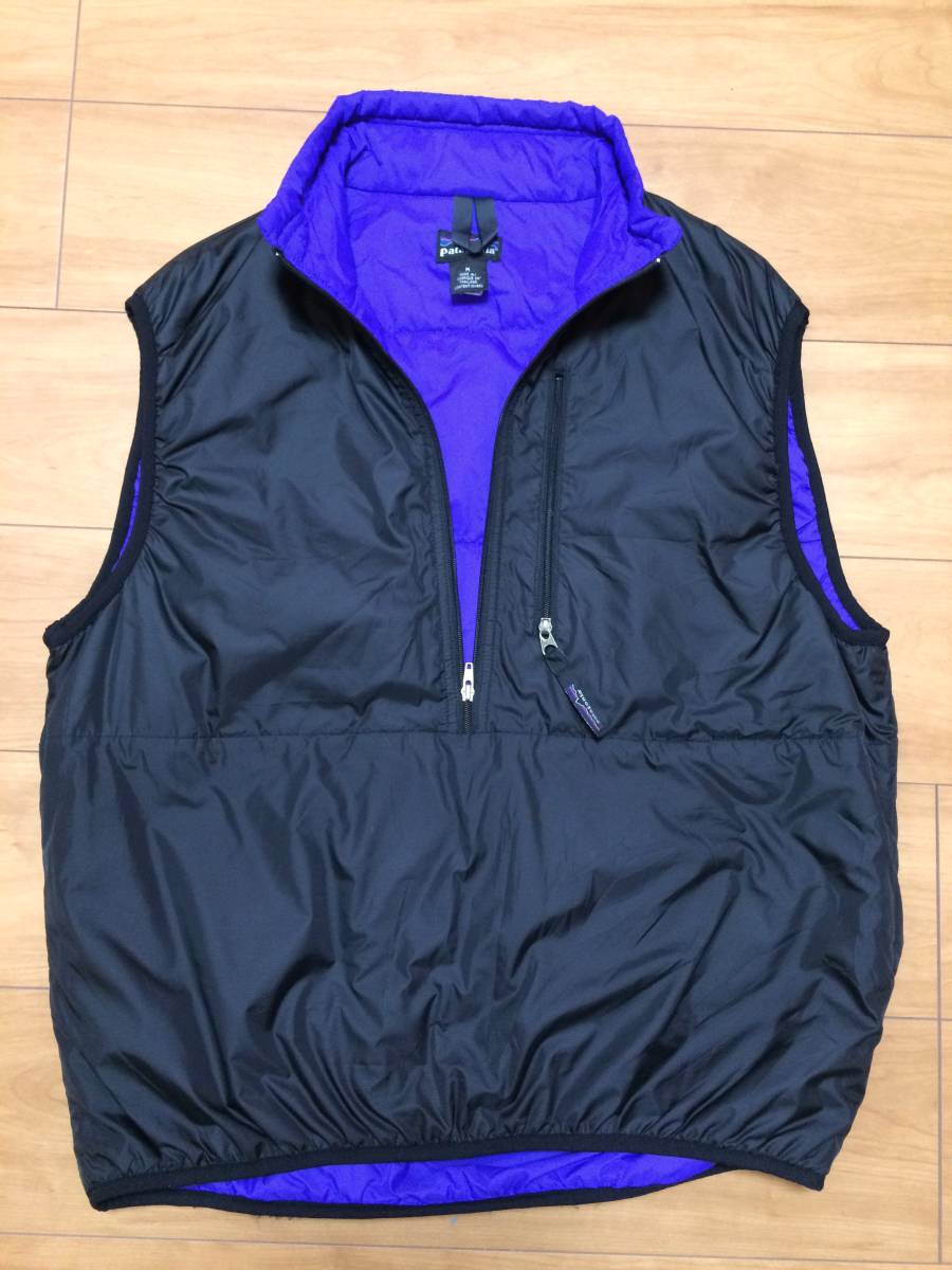 01's Patagoniaパタゴニア puffballベスト(M)ブラック色 タイ製 01's Patagoniaパタゴニア puffballベスト(M)ブラック色 タイ製