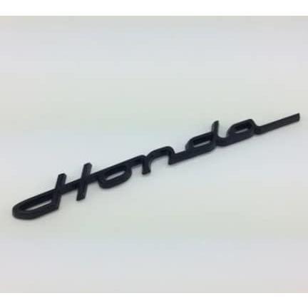 Honda クラシック エンブレム ブラック 筆記体 215mm×23mm ホンダ モンキー ゴリラ エイプ シャリー ダックス ディオ ズーマー リトルカブ_画像1