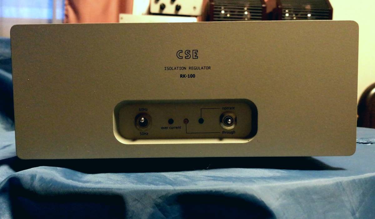 原文:CSE クリーン電源 RK-100 (アイソレーション レギュレーター)ワンオーナー CDPなどの前段機器へ