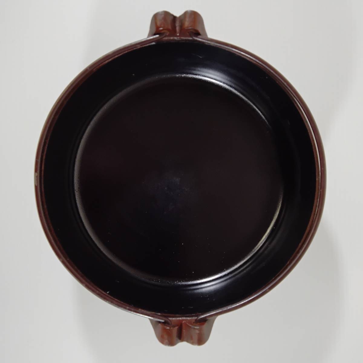 [ unused goods ] south part iron vessel three .. cookware saucepan for sukiyaki 24cm height 7cm wave thousand bird #0523/2