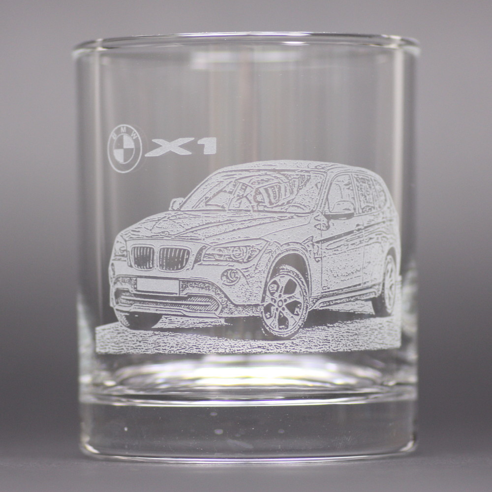 お得な2点セット　オーダーメイドデザイン ロックグラス 好きな写真をイラストにしてグラスに彫刻 日本製 送料無料 新品 箱付き