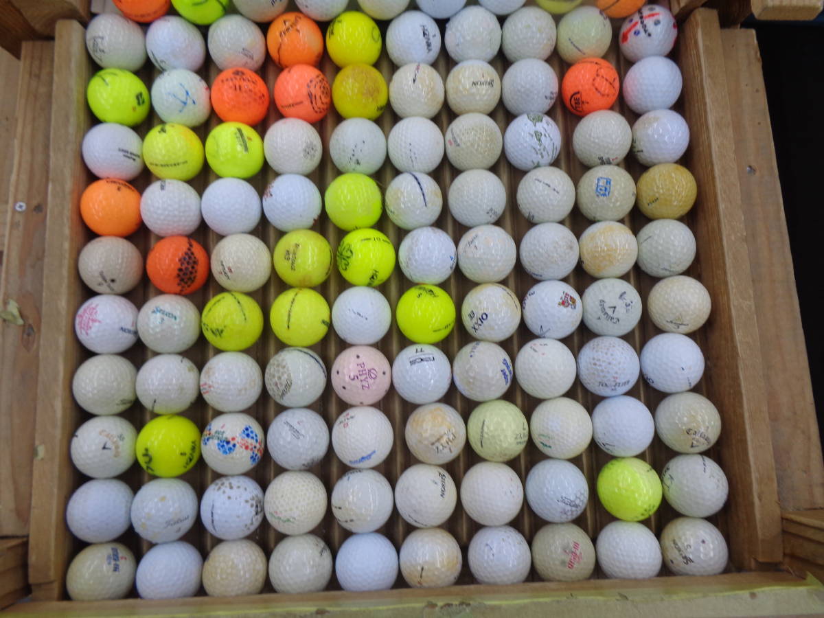  [R611] 激安 ロストボール 500球 ブランド 混合 ゴルフボール コースボール 訳あり 練習用 練習球 打ちっぱなし_画像5