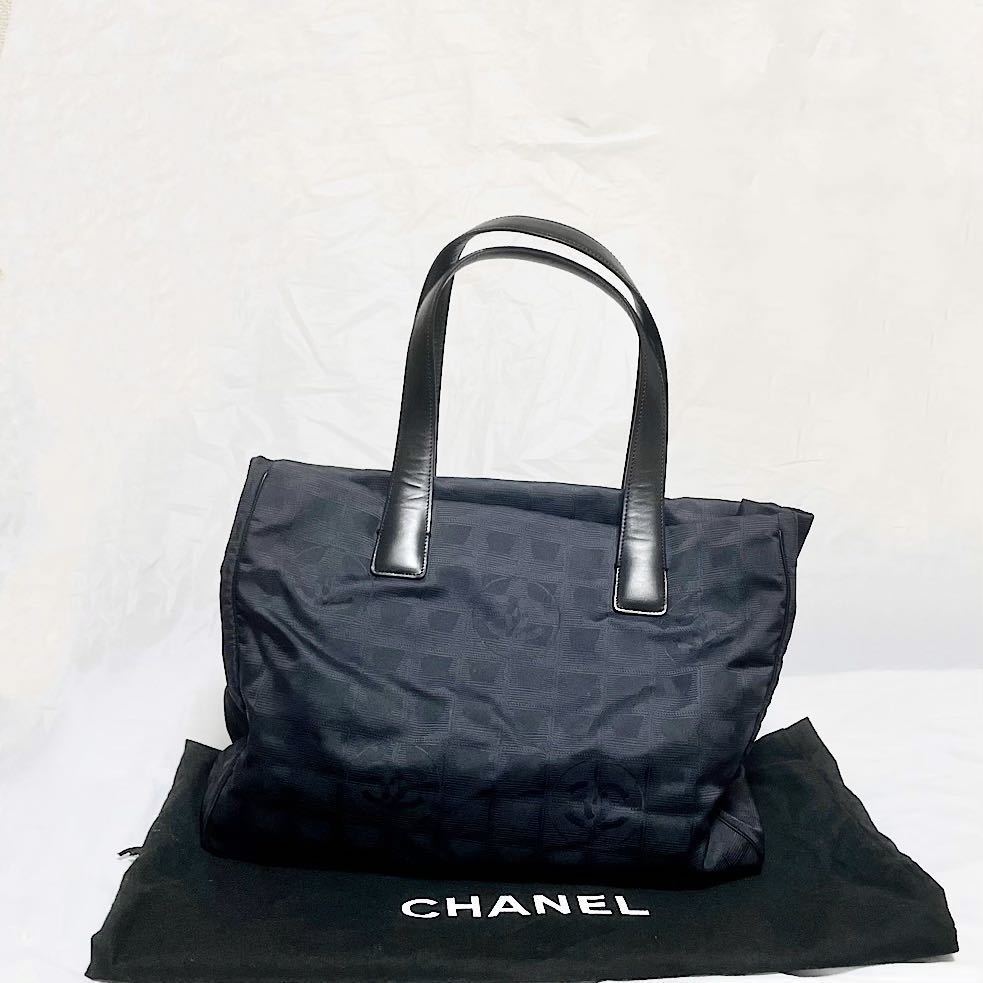 CHANEL シャネル ニュートラベルライン PM トートバッグ ブラック