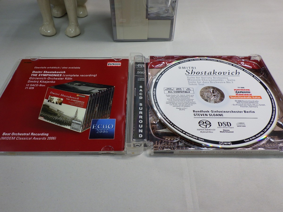 緑2｜無傷！★SACD HYBRID ★Shostakovich: Moscow Cheryomushki / Steven Sloane Berlin Radio Symphony Orchestra｜スティーヴンスローン_画像7