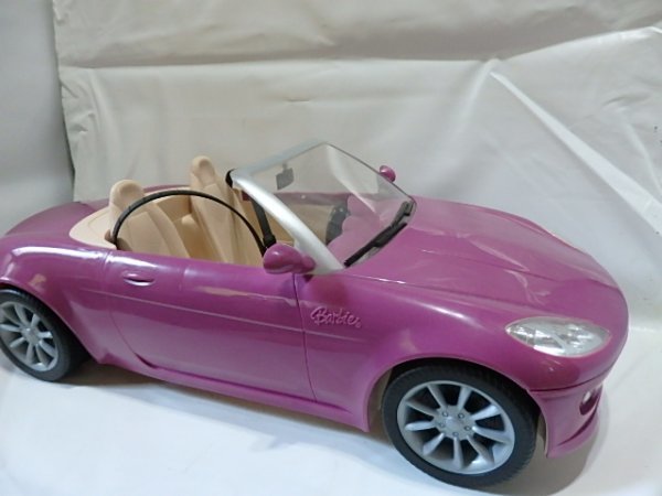 ☆0348☆バービー　車　オープンカー　パープル　全長約44ｃｍ☆マテル　Barbie　ミニチュア　人形用_画像1