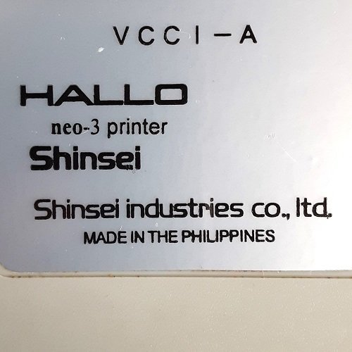 ★【送料無料】Shinsei 新盛インダストリーズ HALLO neo-3 ラベルプリンター〈7802372〉★_画像9