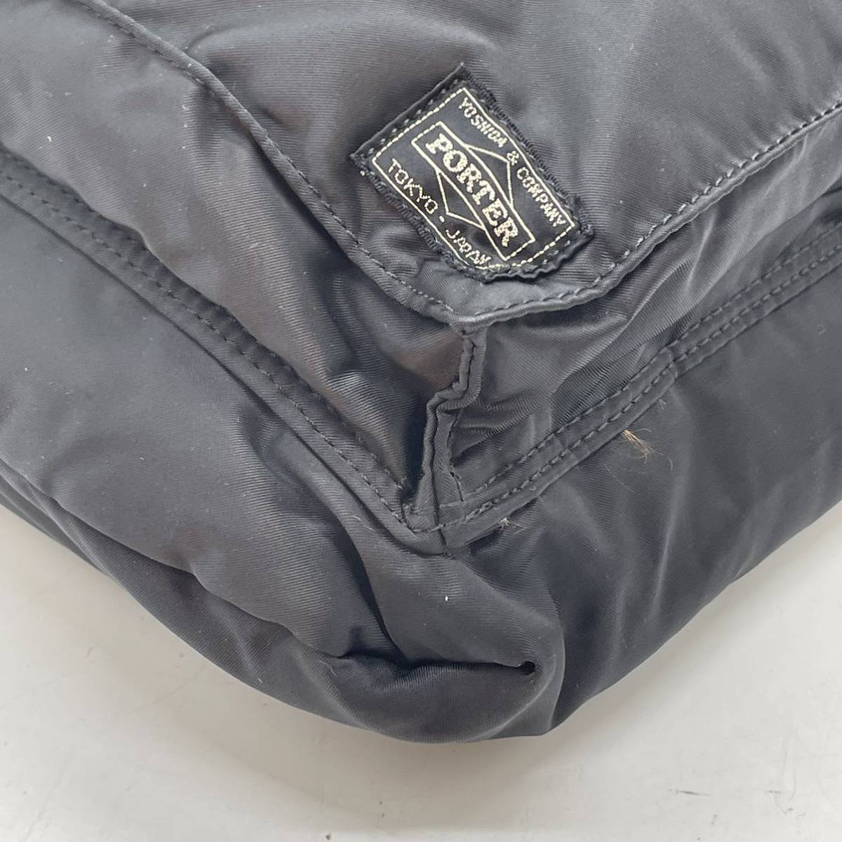 ⑧BN2240●良好 PORTER ポーター 吉田カバン TANKER タンカー SHORT HELMETBAG(L) ショートヘルメットバッグ ビジネスバッグ 622-08331_画像5