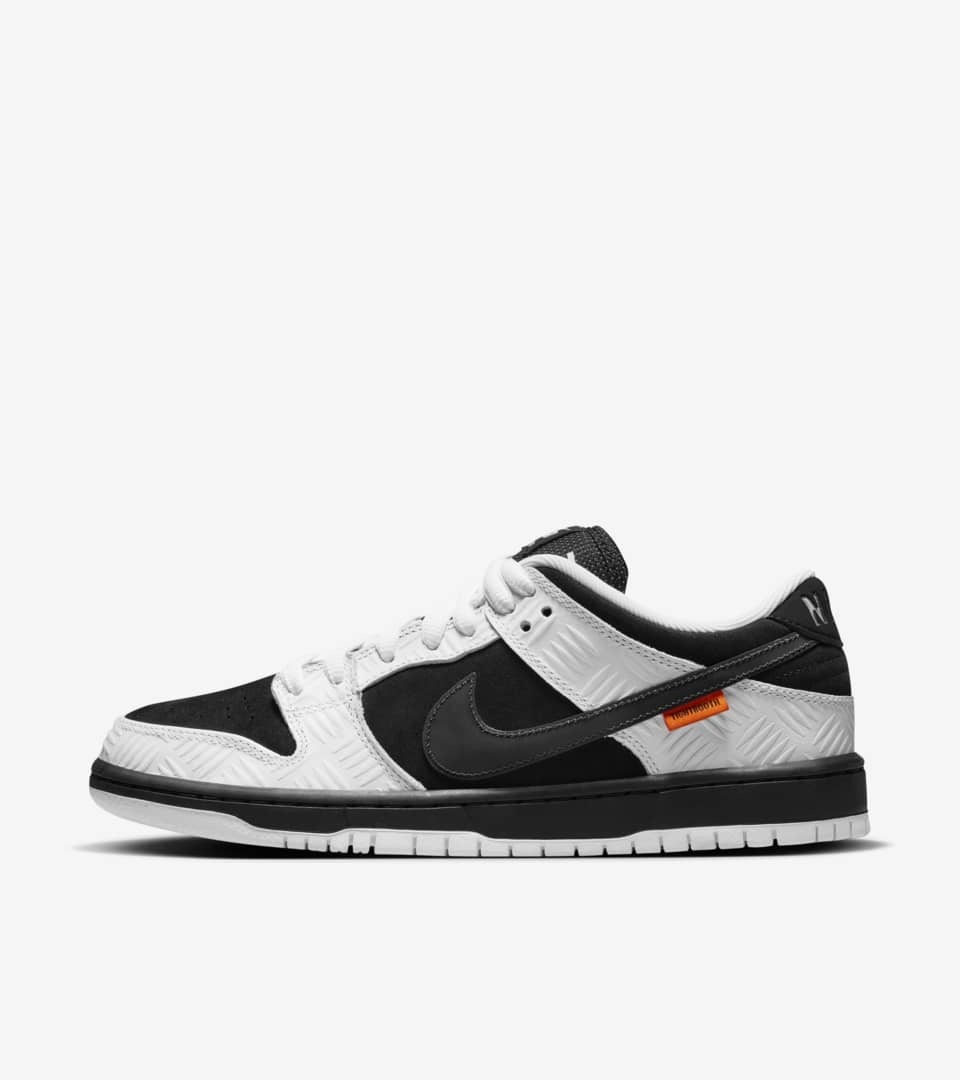 [25cm] 新品未試着 TIGHTBOOTH × Nike SB Dunk Low Pro QS "Black and White” 25cm US7 ステッカー付き_画像1