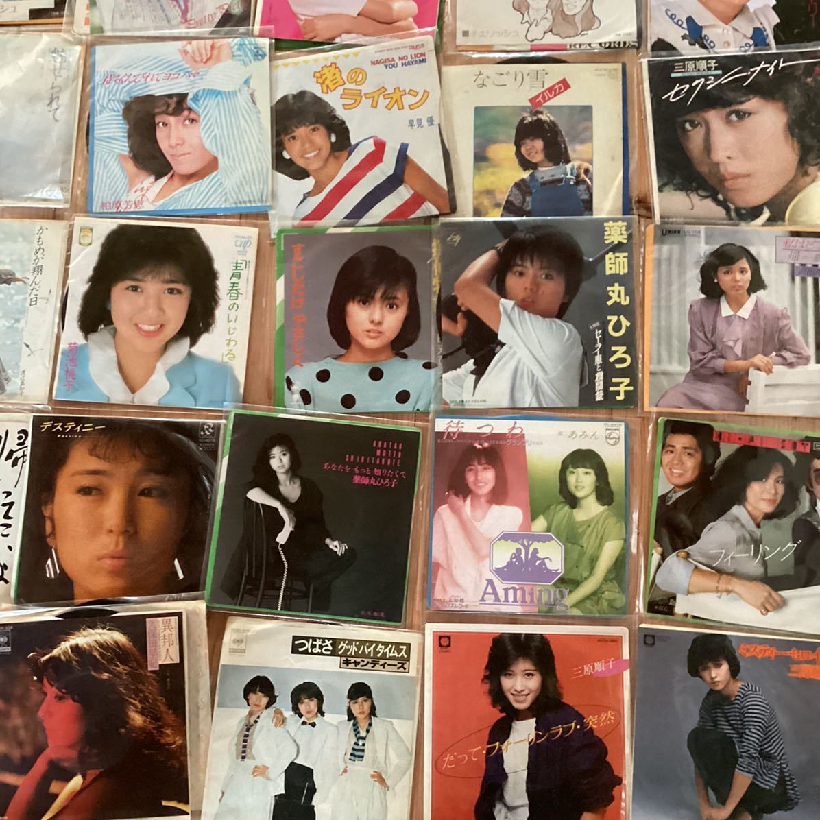  woman only 1 box [ approximately 250 sheets ]70-80 period Showa era song Showa era pops City pop idol 7 -inch EP record large amount set Iwasaki Hiromi RD0731-12