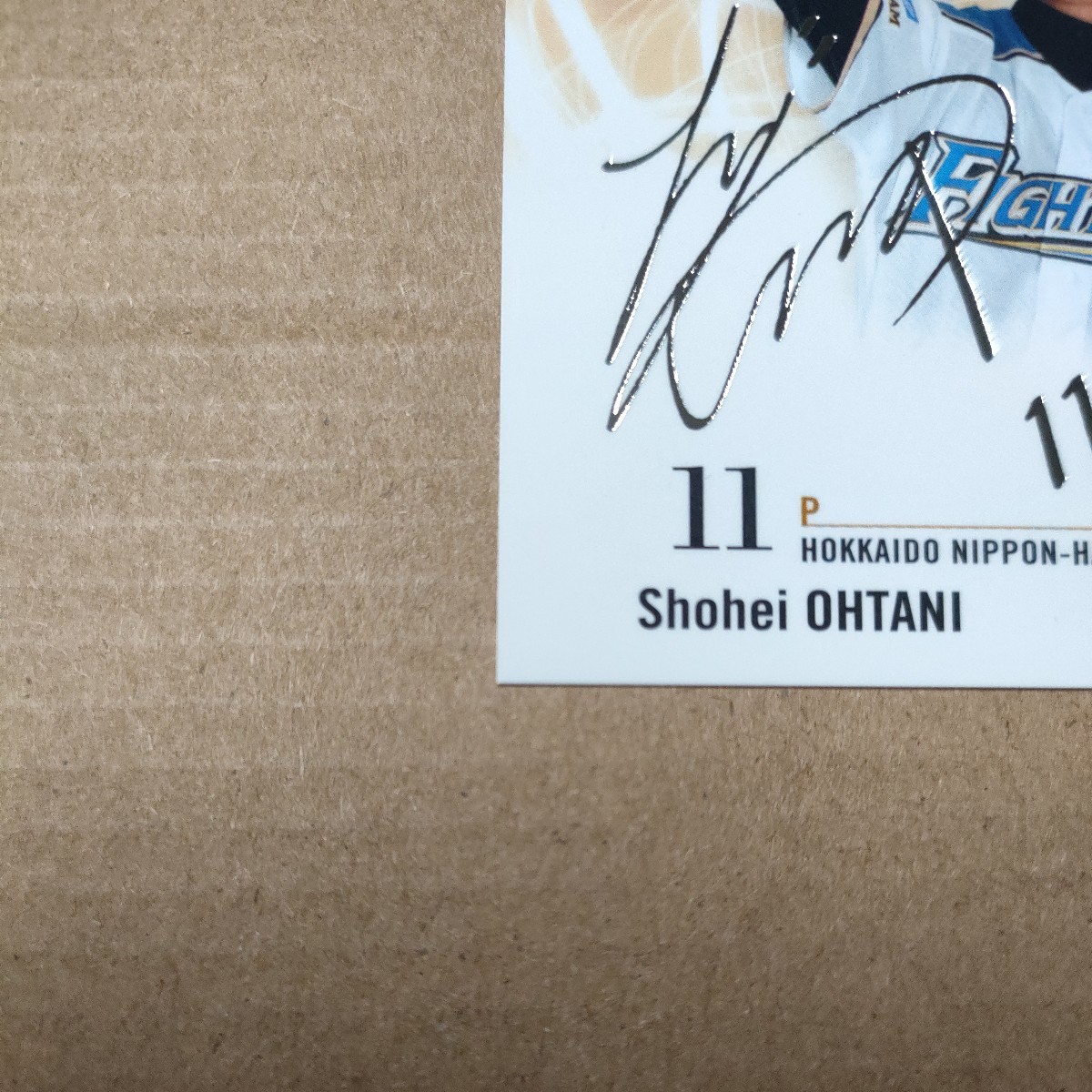 BBM2013ルーキーエディション大谷翔平 Shohei Ohtani SCM スポーツカードマガジン 銀箔サイン入りプロモーションカード 即決はプレゼント有_画像5