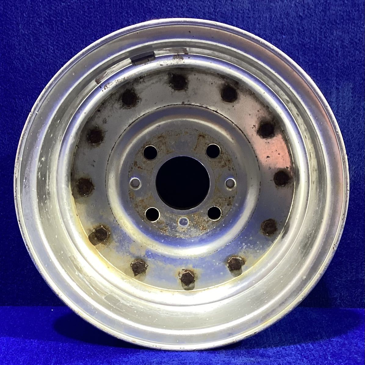 スピードスター マーク1＊12インチ＊旧車ホイール＊12x4.5J/オフセット約+19/PCD101.65-4H＊単品1本＊SSR＊当時物_画像2