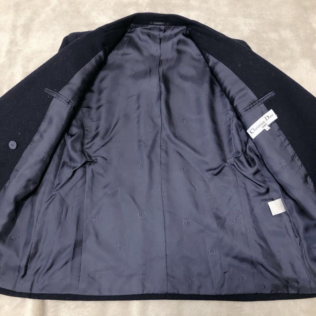 希少★美品 Christian Dior クリスチャンディオール 紺ブレザー ワッペン エンブレム 金ボタン Lサイズ 紺ブレ ジャケット 希少★美品 Christian Dior クリスチャンディオール 紺ブレザー ワッペン エンブレム 金ボタン Lサイズ 紺ブレ ジャケット
