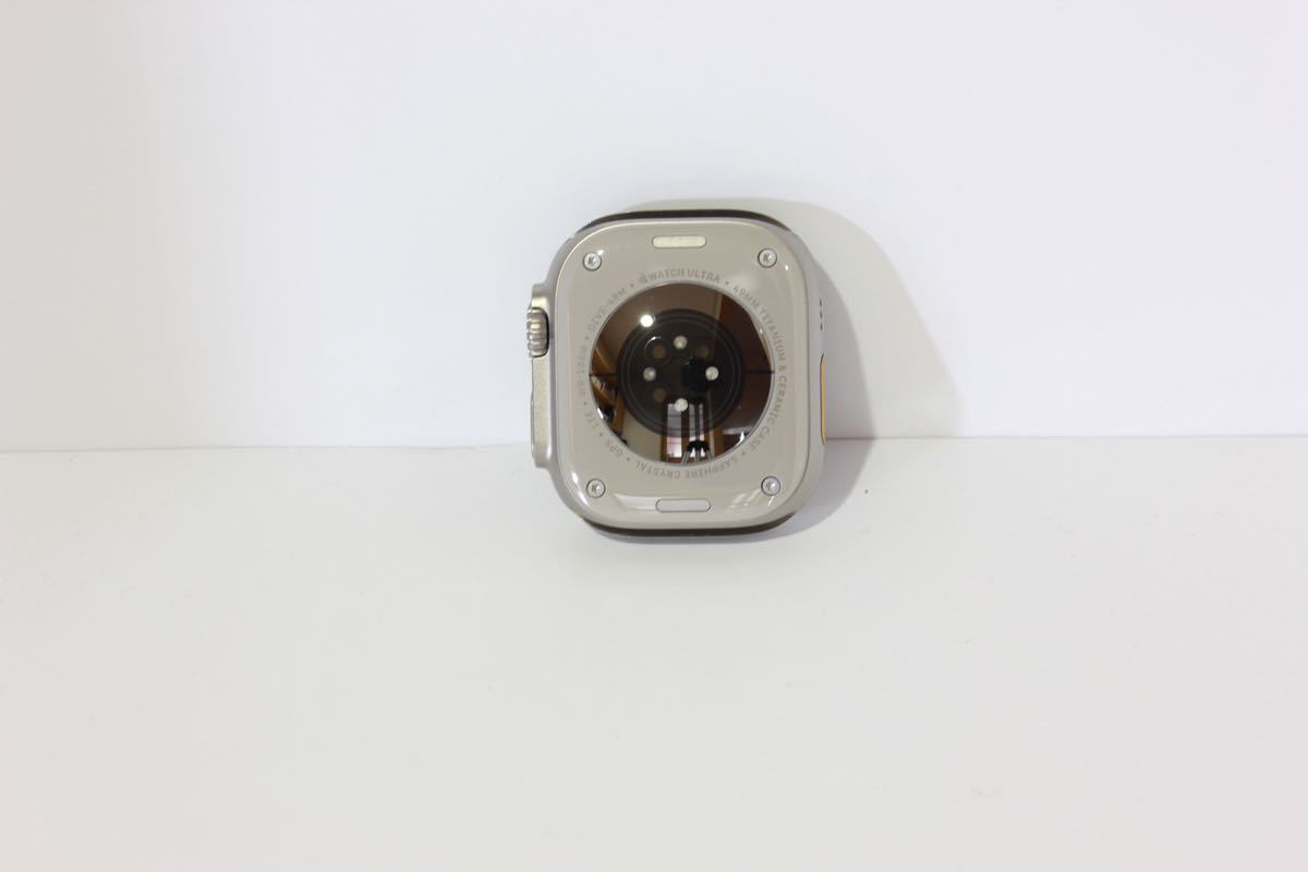 Apple Watch Ultra GPS＋Cellularモデル 49mmチタニウムケースとミッドナイトオーシャンバンド MQFK3J/A_画像7