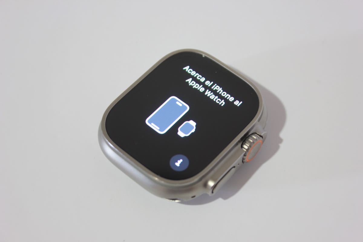 Apple Watch Ultra GPS＋Cellularモデル 49mmチタニウムケースとミッドナイトオーシャンバンド MQFK3J/A_画像6