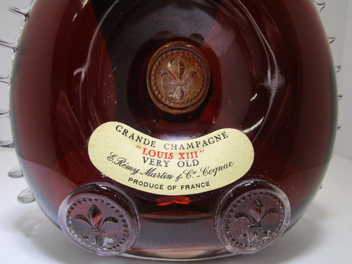 レミーマルタン ルイ13世 ベリーオールド バカラ 700ml REMY MARTIN LOUIS XIII VERY OLD コニャック 未開栓 古酒 ケース・替え栓付/A37197_画像2