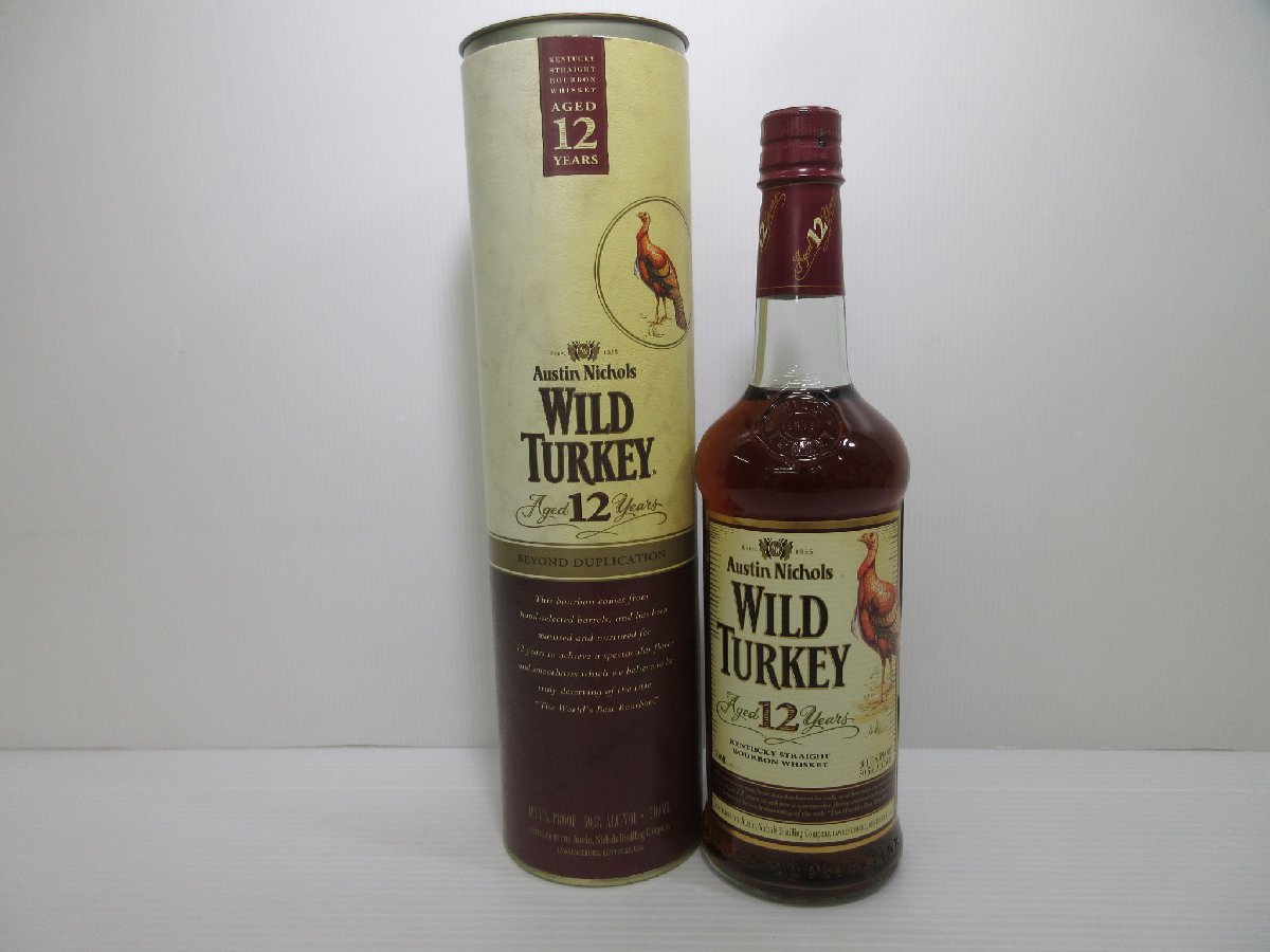 ワイルドターキー 12年 ビヨンド デュプリケーション WILD TURKEY 700ml 50.5% バーボンウイスキー 未開栓 古酒 箱付き/B34606_画像1