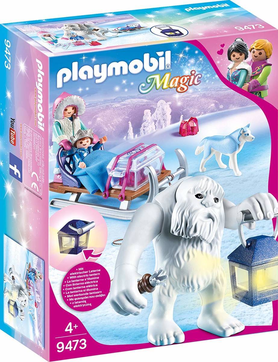  prompt decision! new goods PLAYMOBIL Play Mobil 9473ieti. sleigh Magic series 