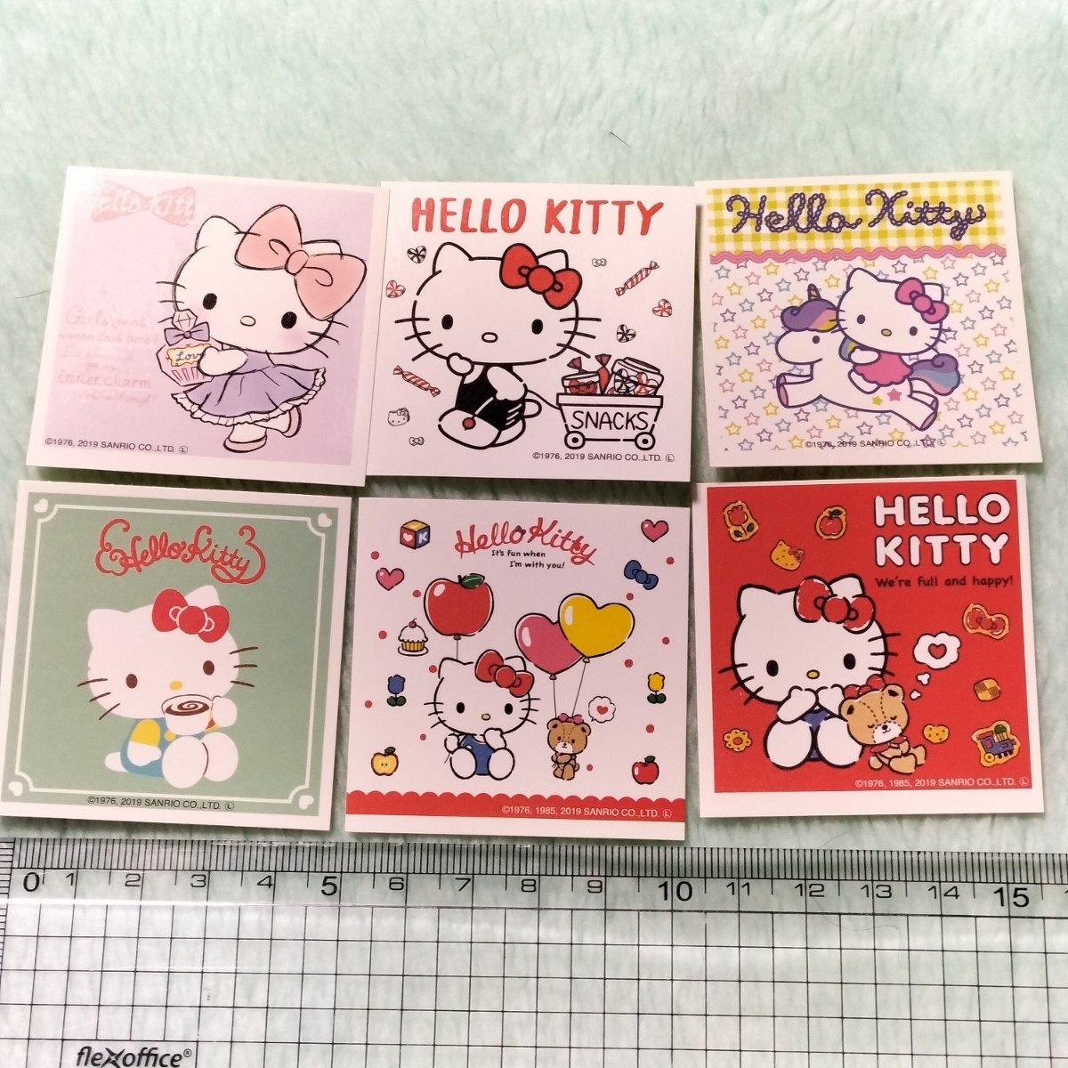 ◆新品 未使用　ハローキティ　HELLO KITTY　SANRIO　サンリオ　グッズ　シール　非売品　ステッカー　コレクション　まとめて　セット_画像2