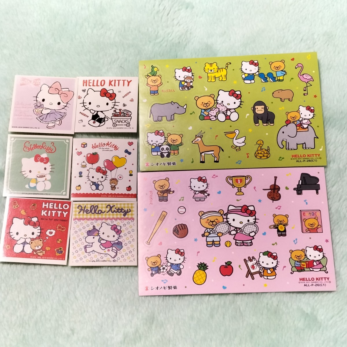 ◆新品 未使用　ハローキティ　HELLO KITTY　SANRIO　サンリオ　グッズ　シール　非売品　ステッカー　コレクション　まとめて　セット_画像1