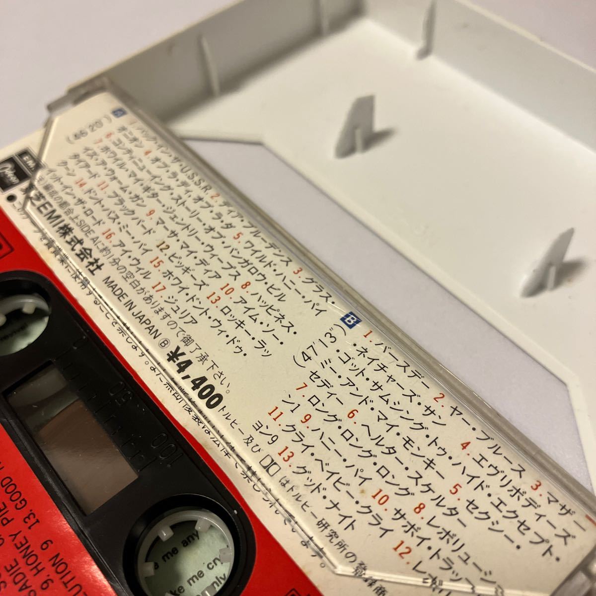 【国内盤洋楽カセットテープ】ザ・ビートルズ（ホワイト・アルバム）／歌詞、対訳カード付き／カセットテープ、 CD多数出品中_画像6