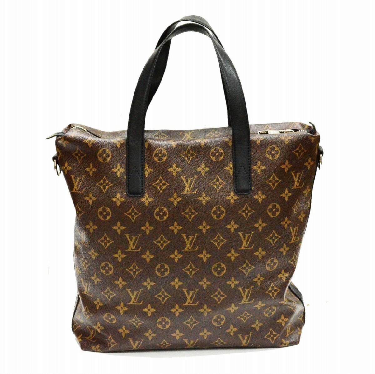 LOUIS VUITTON ルイヴィトン キタン M40388 2WAY バッグ モノグラム マカサー ハンドバッグ ショルダーバッグ メンズ【中古】JA-18437_画像1