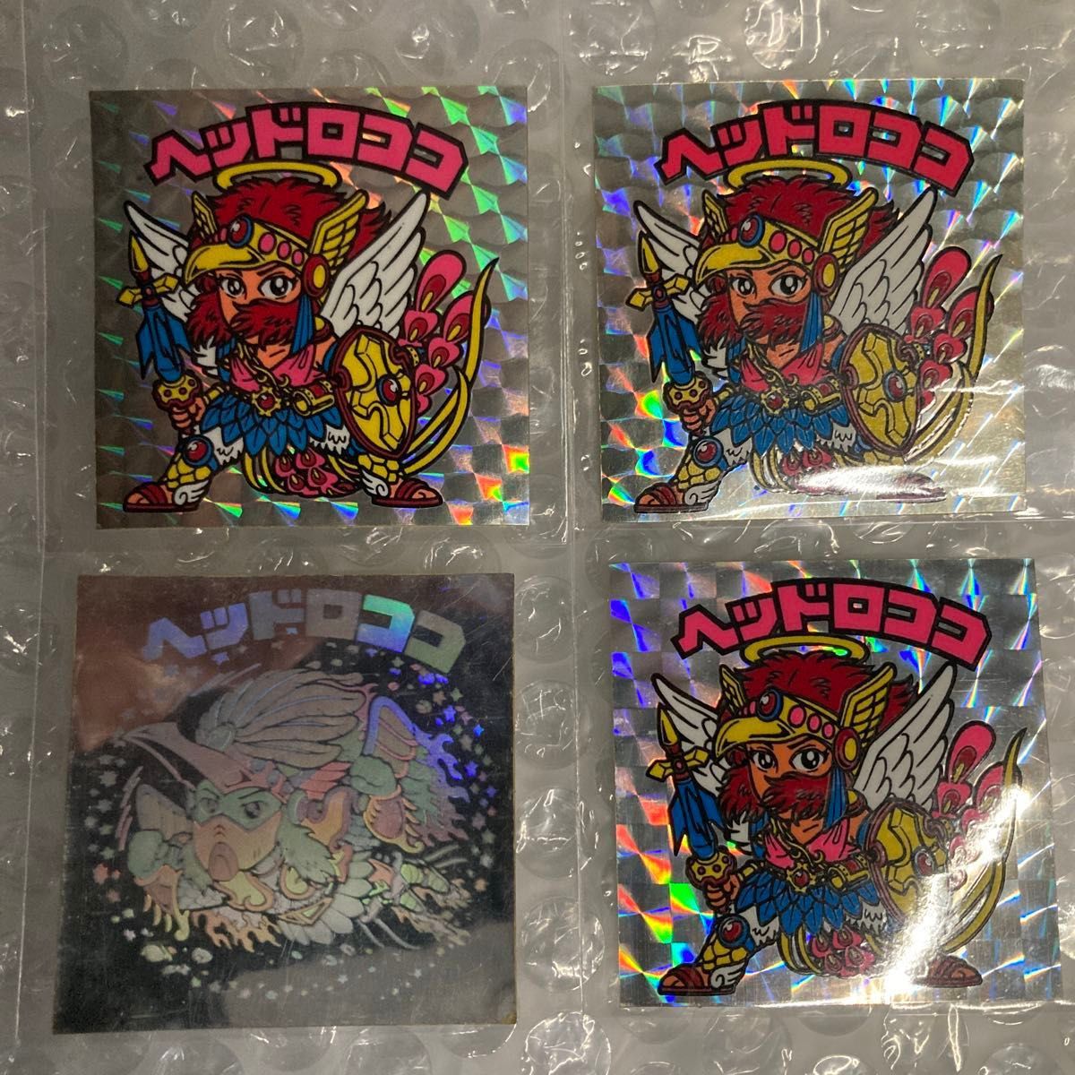 旧ビックリマン チョコ版 当時物正規品 ヘッドロココ【逆扇 扇 旧ビックリマン チョコ版 当時物正規品 ヘッドロココ【逆扇 扇