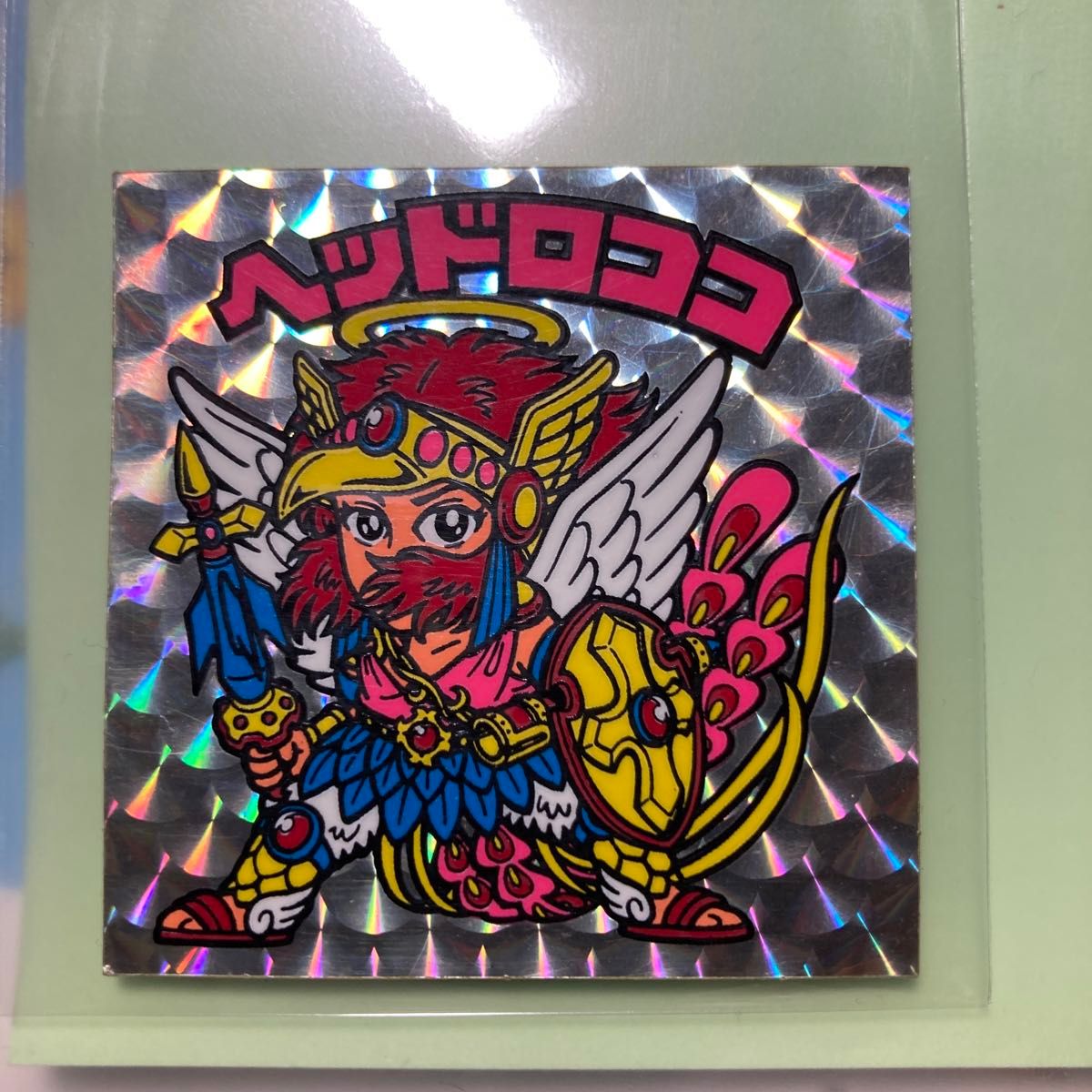 旧ビックリマン チョコ版 当時物正規品 ヘッドロココ【逆扇 扇 旧ビックリマン チョコ版 当時物正規品 ヘッドロココ【逆扇 扇