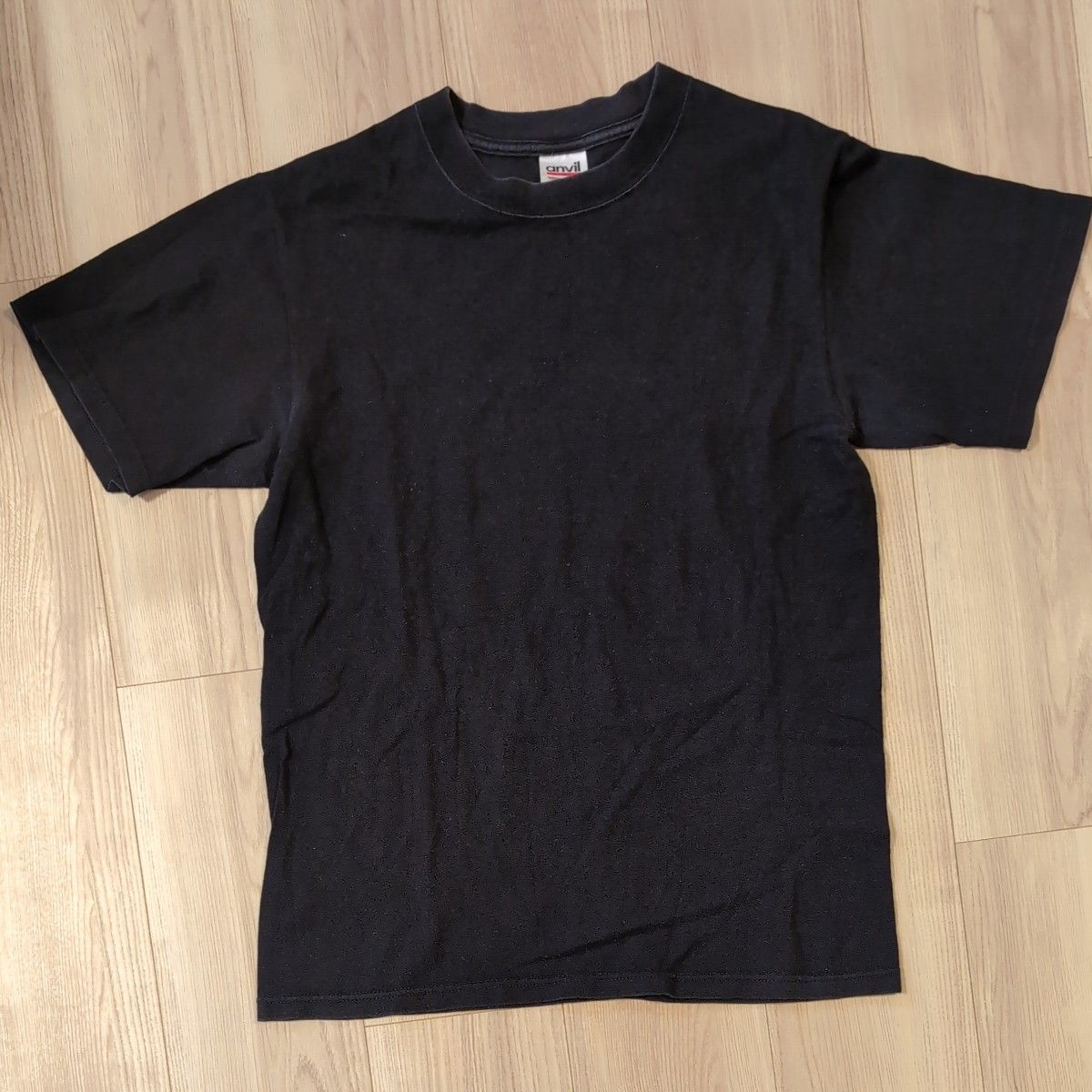 anvil t-shirt black Ssize