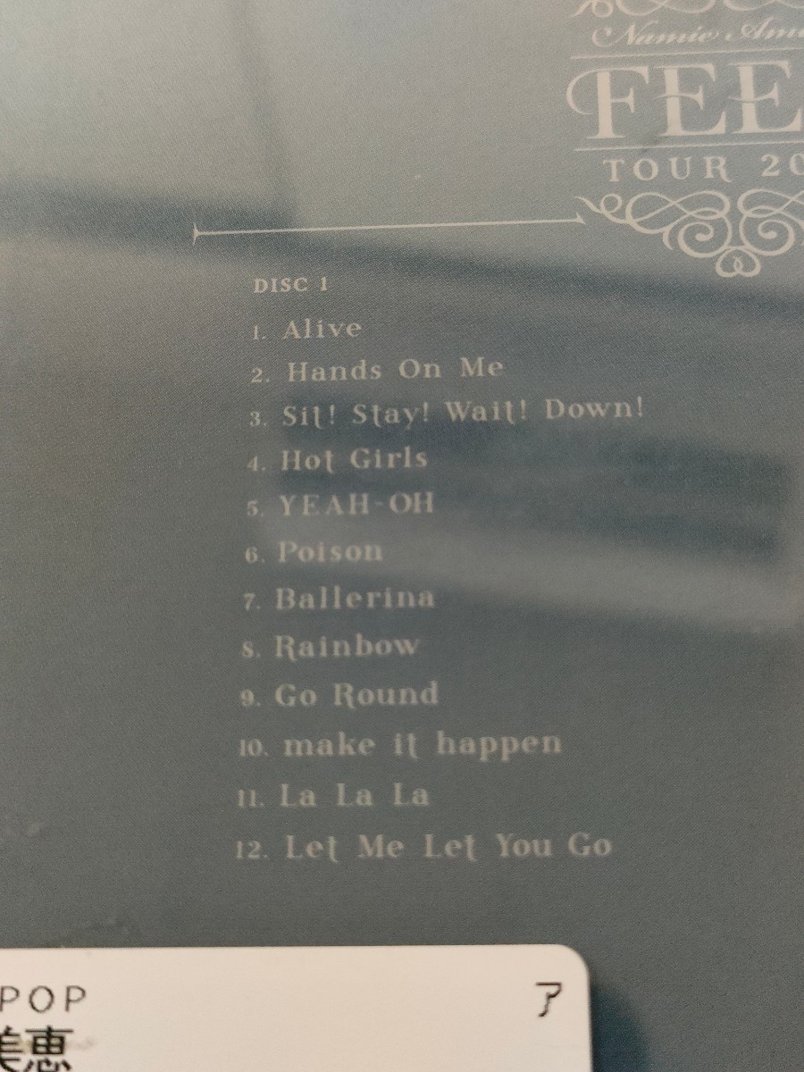 【3枚組】安室奈美恵 FEEL TOUR 2013 CD + DVD 音楽 アルバム ALBUM _画像7