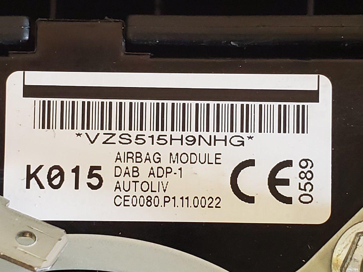 ◎A2190 ☆H26年☆DJ5AS DJ5FS DJ3AS DJ系 デミオ XD ツーリング ■☆中古 レザー ステアリング / ハンドル■パッド付■インフレーター欠品_画像9