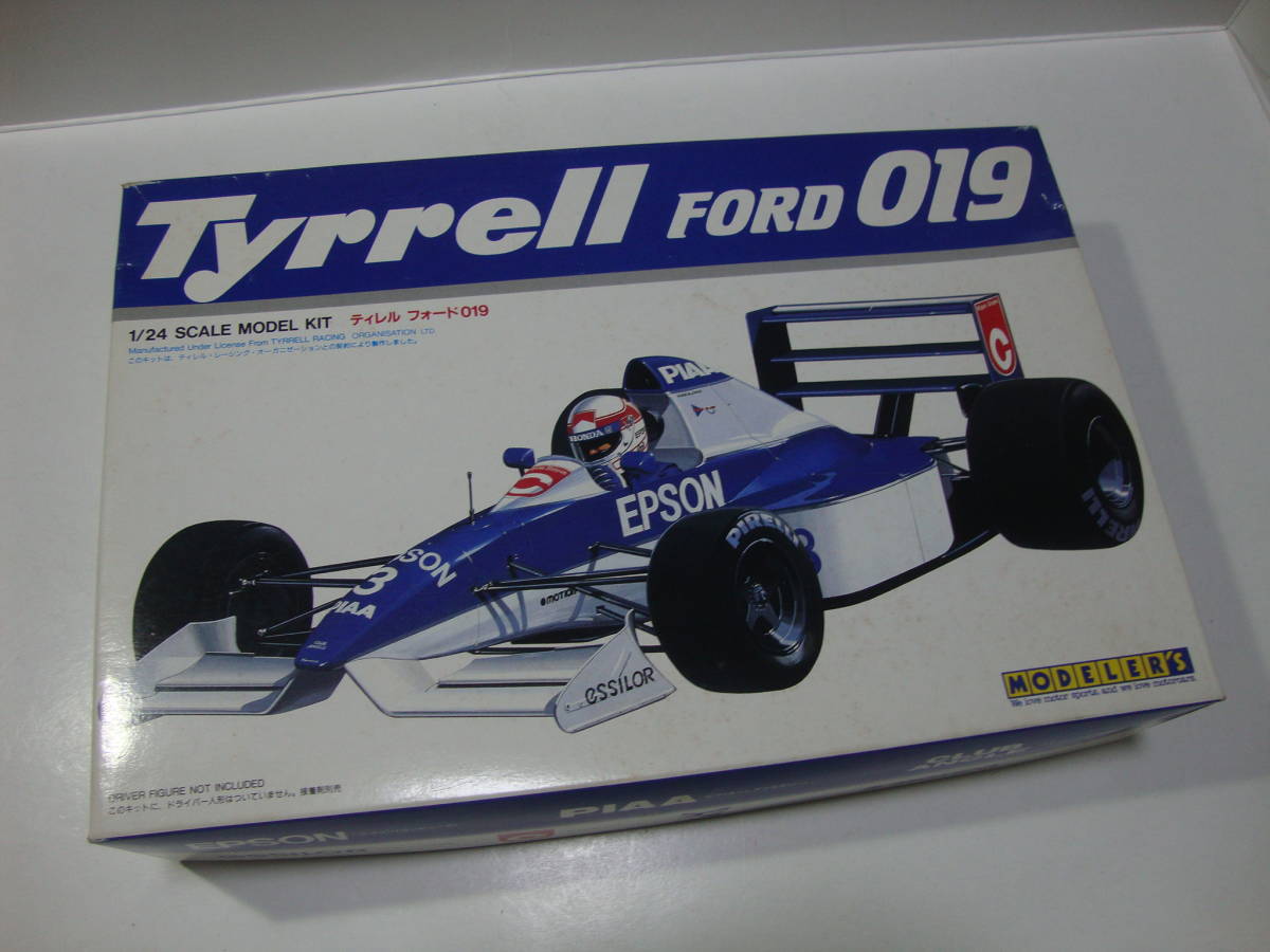 絶版当時物　MODELER'S　1/24　Tyrrell FORD 019 1990 F1 FORMULA ONE　モデラーズ　ティレル フォード019_画像1