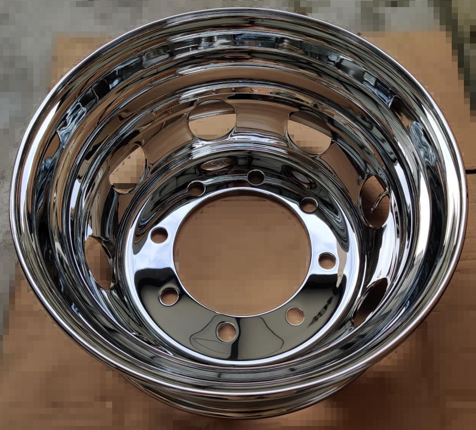 * новый ISO стандарт * Хромированный металлизированные колеса задний 19.5*6.75 8 дыра 