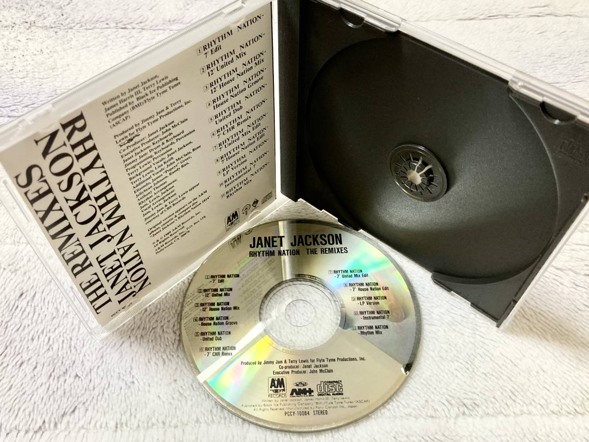 【90's】Janet Jackson / Rhythm Nation (The Remixes) （1990、日本企画盤CD、Shep Pettibone、11-Mixes、Jimmy Jam & Terry Lewis）_画像5