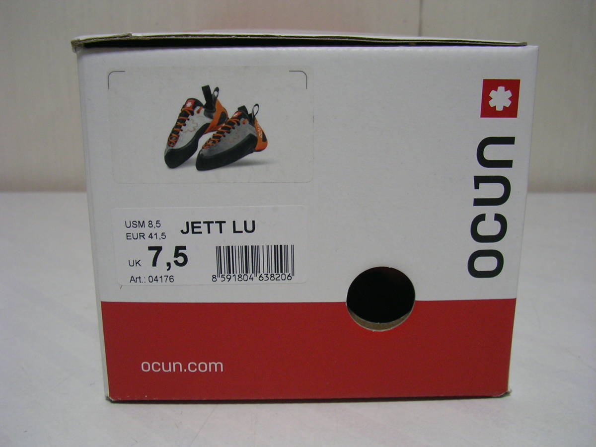  новый товар не использовался!OCUNo-tsunJETT LUboruda кольцо обувь для скалолазания 26.5.EUR41.5 UK7.5