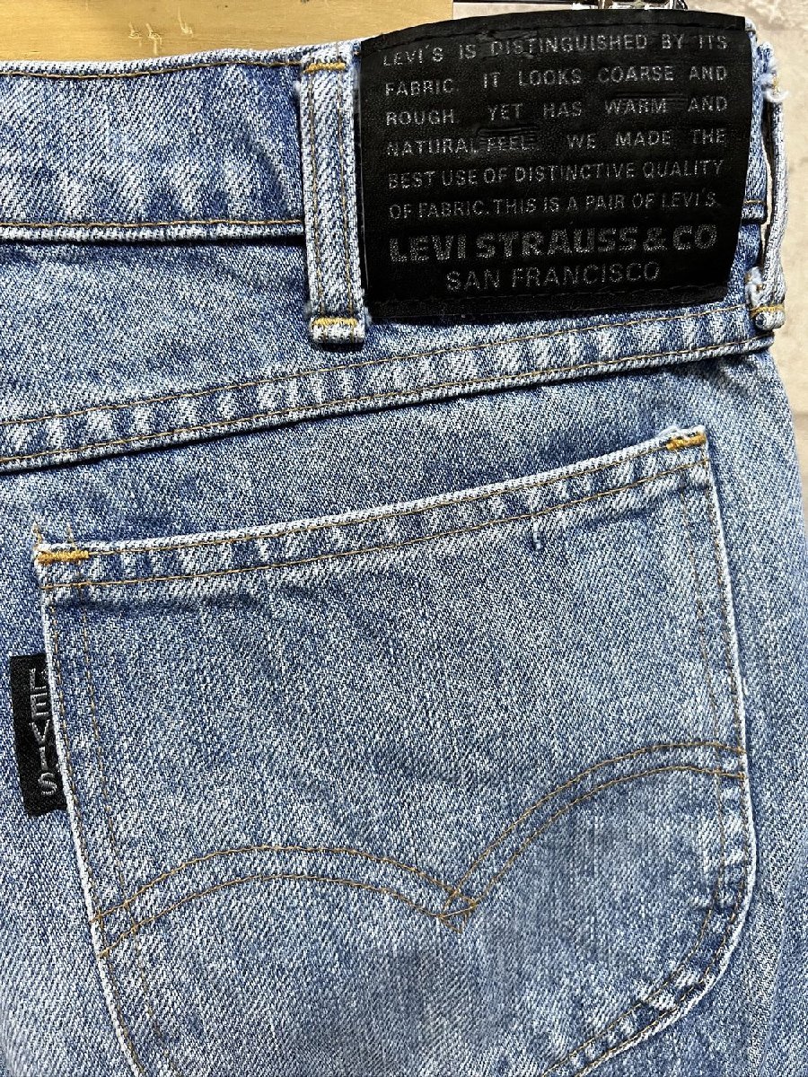 91年 リーバイス 初期 シルバータブ 635 ハイウエスト テーパード ジーンズ W33 Levi's SILVERTAB 日本製_画像3