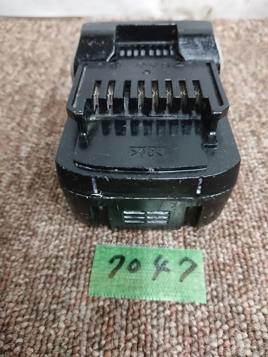 7047 送料520円 ハイコーキ hikoki 純正品 BSL1430 リチウムイオンバッテリー Li-ion 蓄電池日立工機HITACHIの画像2