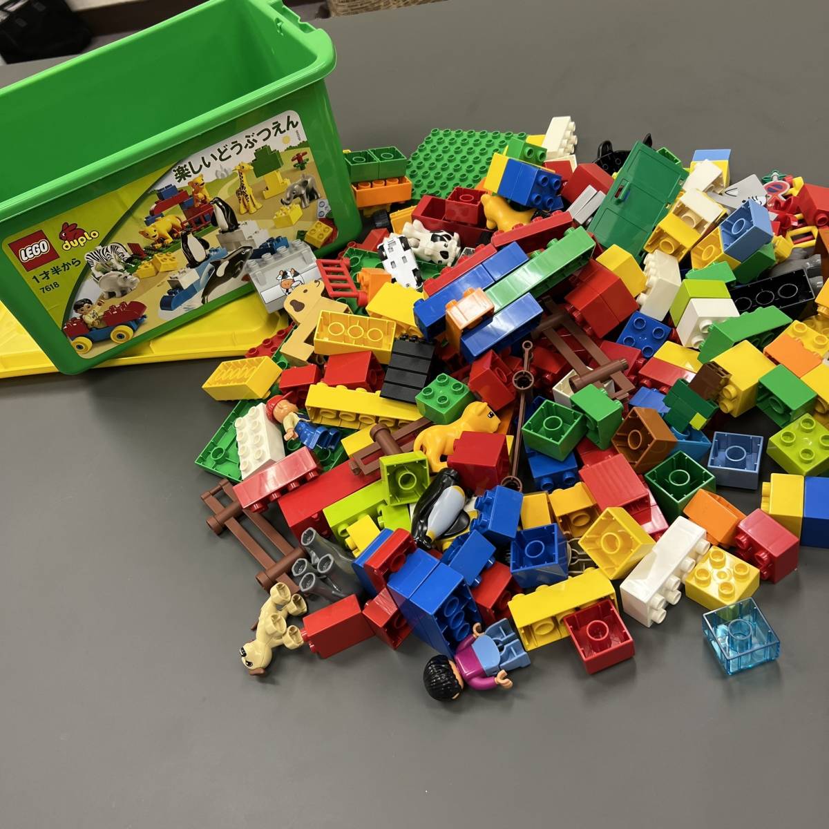 1000円スタート【中古】LEGO レゴ 楽しいどうぶつえん ブロック 玩具 子供用品 デュプロ 7618_画像1