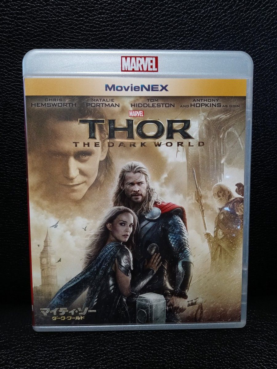 マイティソーダークワールドブルーレイDVD MARVEL MovieNEXクリス・ヘムズワース　ナタリー・ポートマン