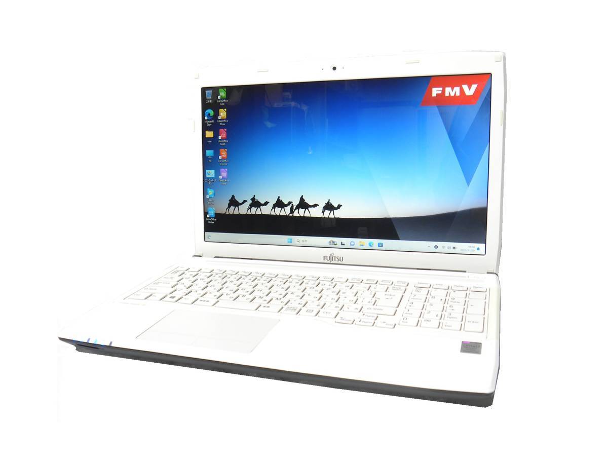 FMV LIFEBOOK AH42/M 最新OS Windows11/新品SSD 256GB/第4世代 Pentium/メモリ-8GB/ブルーレイ搭載　_画像1