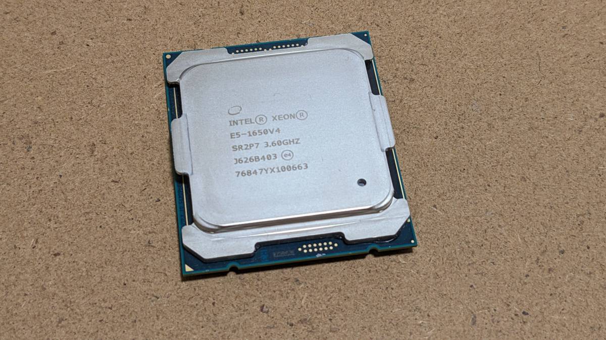 Intel Xeon E5-1650 v4 SR2P7 3.60GHz LGA2011 中古品_画像1