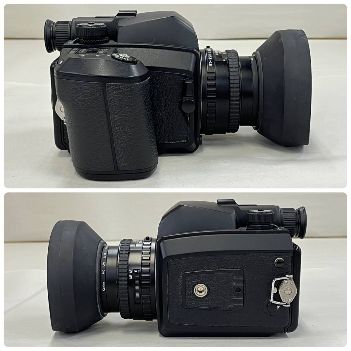 E2507(123)-637/SK100000　フィルムカメラ　PENTAX 645NII　ペンタックス　Kenko　MC　UV　SL-39　58㎜　フィルムバックカバー_画像3