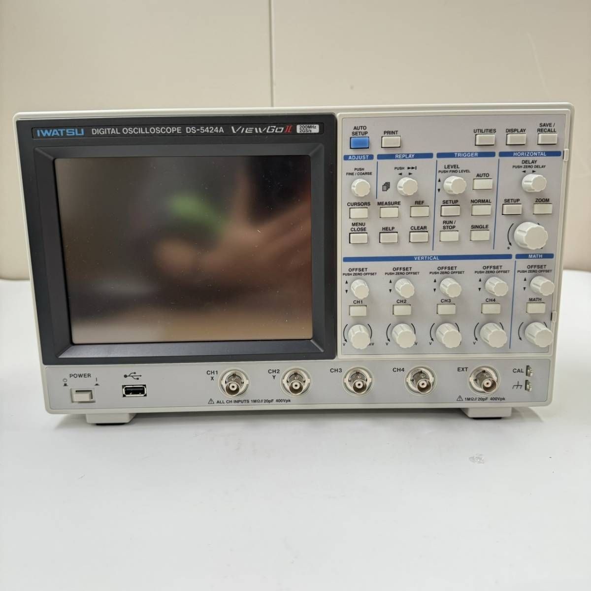 B29039(011)-141/MY15000　IWATSU　DIGITAL OSCILLOSCOPE DS-5424A　イワツ　オシロスコープ　電子計測機器_画像2