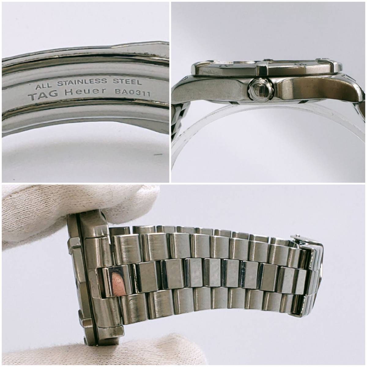 E011-637　腕時計　TAG HEUER　タグホイヤー　WK1113　クォーツ　メンズ　重量：113.69ｇ　ケース付き_画像7
