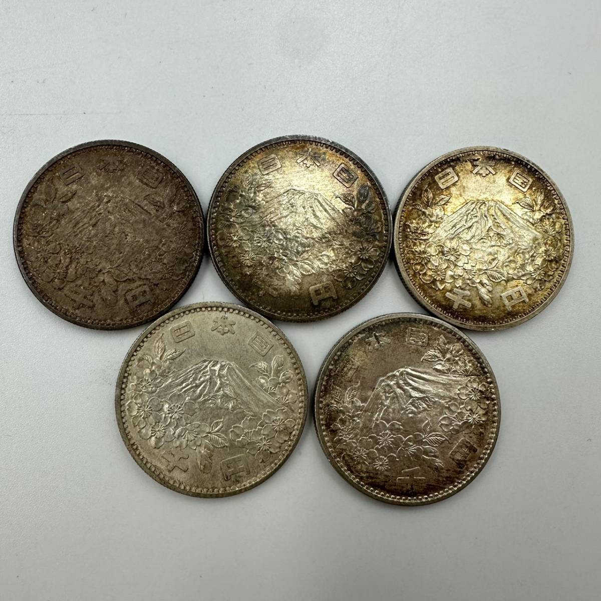 M012-560　記念硬貨　１０００円銀貨　１０枚　１９６４年　東京オリンピック　_画像3