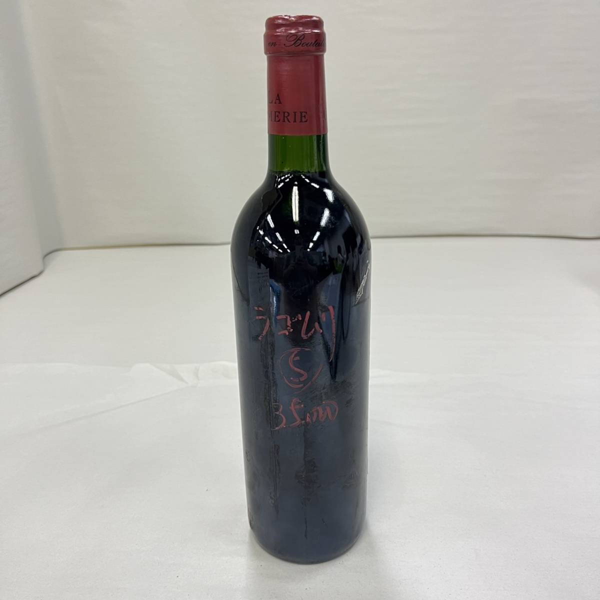 E184(012)-683/TM5000　酒　ワイン　Chateau　LA GOMERIE 1995　赤　シャトー ラ ゴムリー　12.5％　750ml_画像3