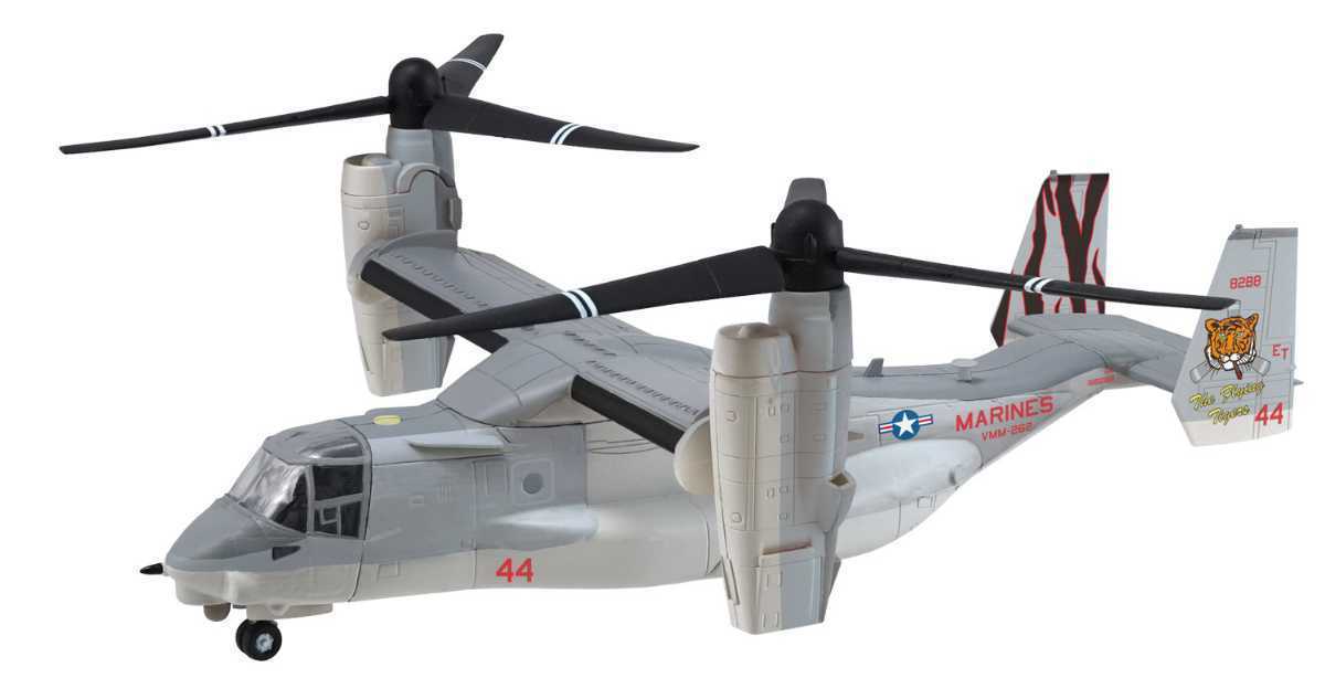 1/144 エフトイズ F-toys ヘリボーンコレクション9 1-C MV-22 オスプレイ アメリカ海兵隊 MARINES フライング・タイガース 搭載車両付 _画像1