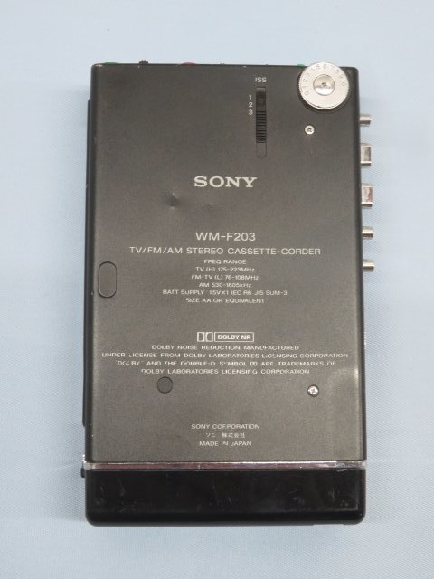 ★SONY WM-F203 カセットレコーダー WLAKMAN 録音/再生/REC ソニー ウォークマン USED 88548 KA★！！_画像5