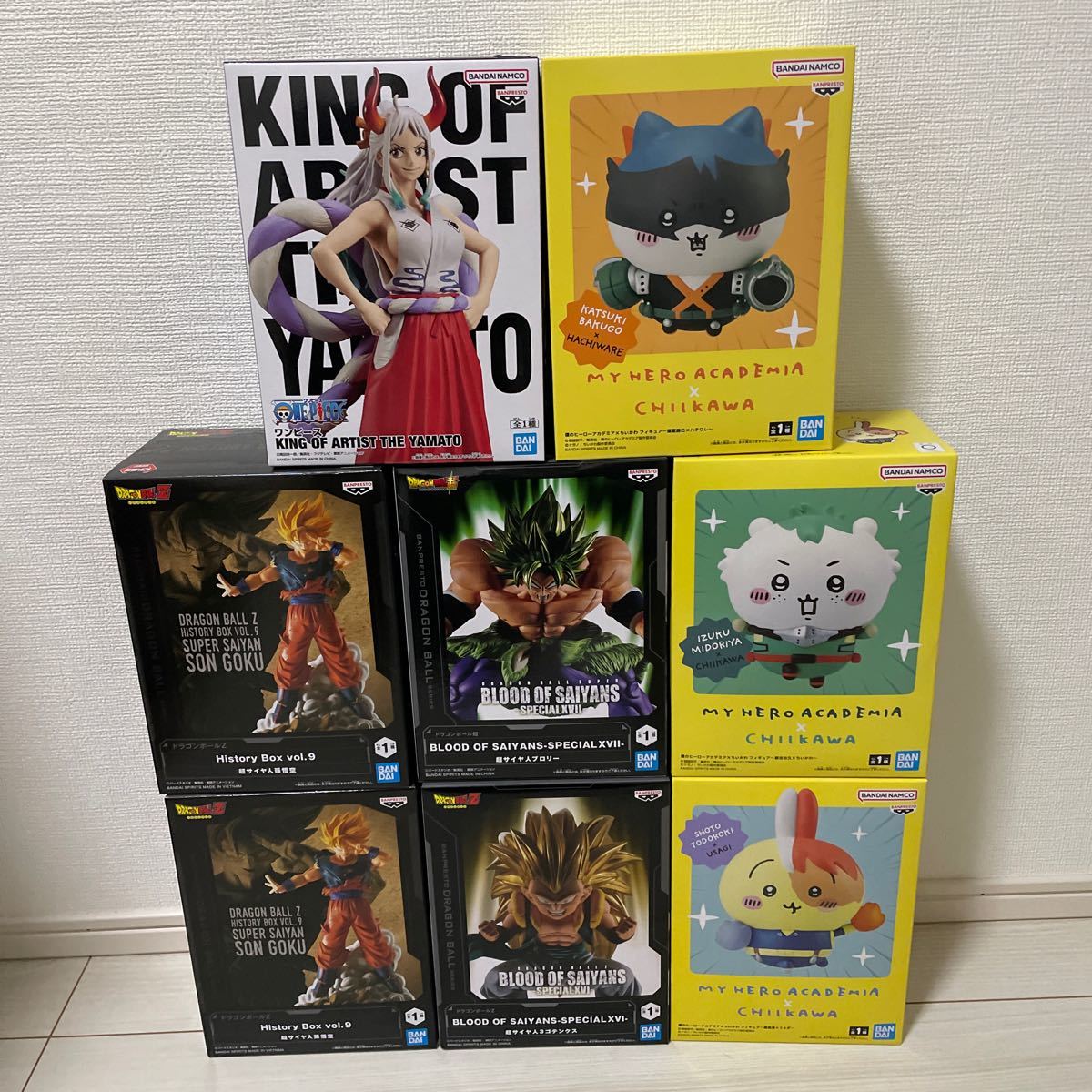 フィギュアまとめ売り ドラゴンボール ちいかわ ワンピース NARUTO
